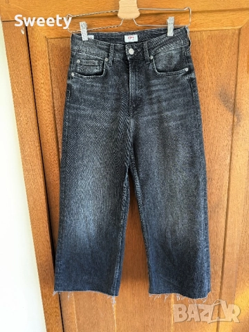 Pepe Jeans кроп дънки с висока талия, снимка 3 - Дънки - 52321720