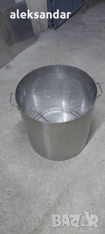 Казан 100 литра +решетка+капак, снимка 6 - Съдове за готвене - 30275173