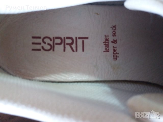Дамски спортни обувки,, Esprit". Естествена кожа.  37 номер. Перфектно състояние. , снимка 7 - Маратонки - 42387532