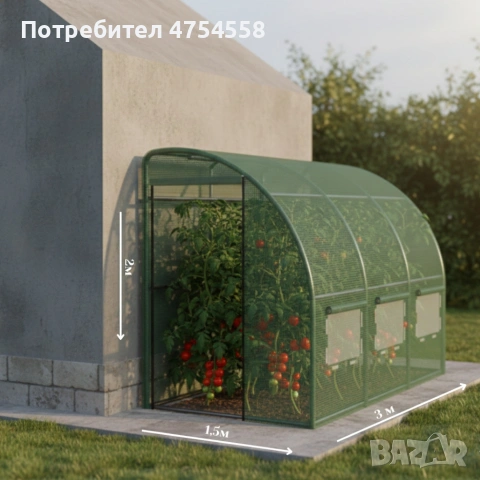 Компактна оранжерия - професионално отглеждане на растения, дори при ограничено пространство, снимка 5 - Оранжерии - 53975521