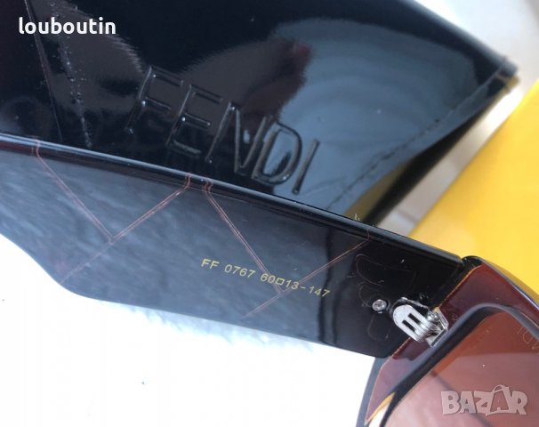 Fendi 2022 дамски слънчеви очила маска с лого, снимка 11 - Слънчеви и диоптрични очила - 37969365