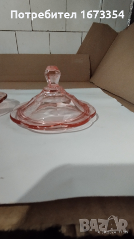 Кристална захарница, снимка 3 - Други стоки за дома - 44700929