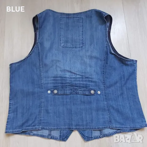 Дънков елек. Макси размер, снимка 3 - Елеци - 47543263