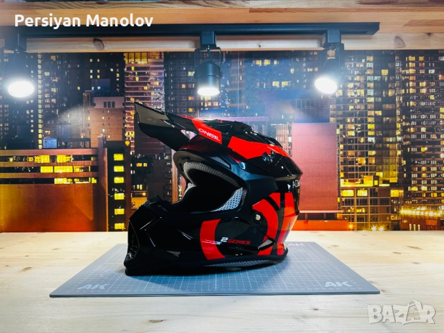 Детска мотокрос каска Oneal 2 Series Youth | Black/Orange | Размер L | 51-52 см