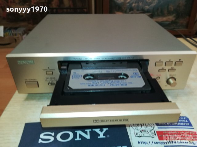 DENON DRR-F100 REVERSE DECK-GOLD-ВНОС SWISS 2009231430, снимка 7 - Декове - 42257805