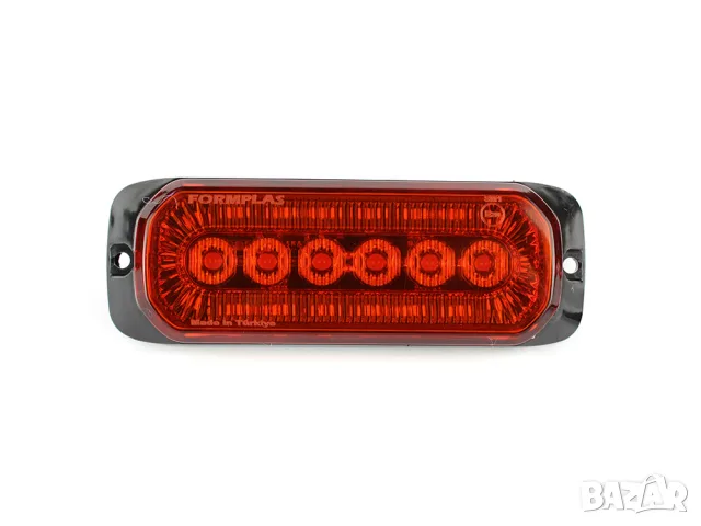 Мигащ висящ LED габарит 24 LED 12-24V с жълта светлина