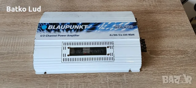 Усилвател Blaupunkt GTA 4100, снимка 2 - Ресийвъри, усилватели, смесителни пултове - 56545150
