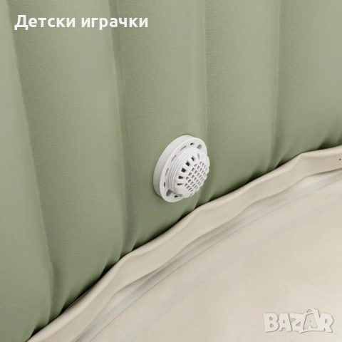 Надуваемо джакузи Pure Spa Bubble Therapy Intex с диаметър 196см, с 4 места, зелено, снимка 14 - Други - 54258846
