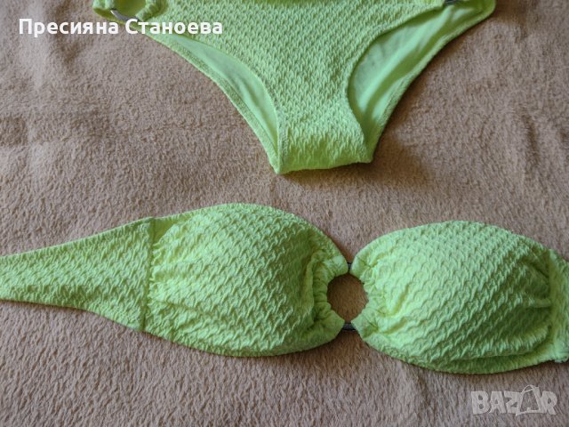 Зелен бански неон , снимка 2 - Бански костюми - 40173534