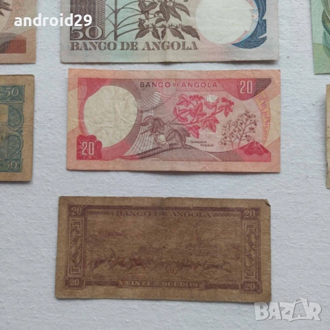 Лот Банкноти от Ангола/Angola-13 броя, снимка 13 - Нумизматика и бонистика - 50498582