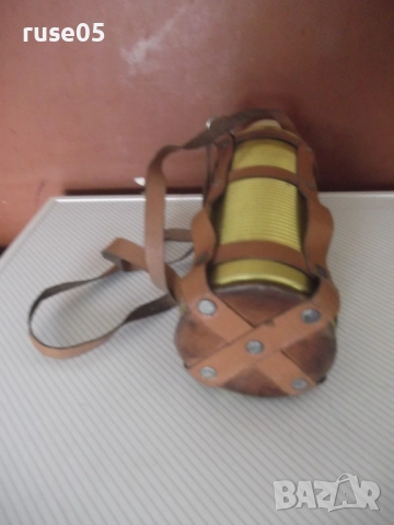 Термос с кожен носач от соца нов, снимка 4 - Термоси - 52509162