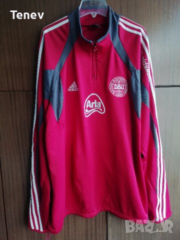 Denmark Adidas Дания Оригинално Горнище Национален Отбол Адидас , снимка 1 - Спортни дрехи, екипи - 39292620