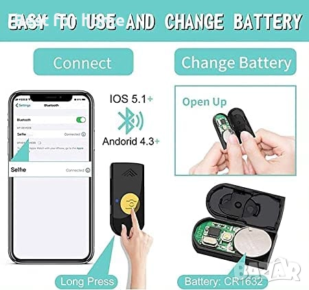 Най-нов селфи стик с LED запълваща светлина, снимка 6 - Друга електроника - 52629972