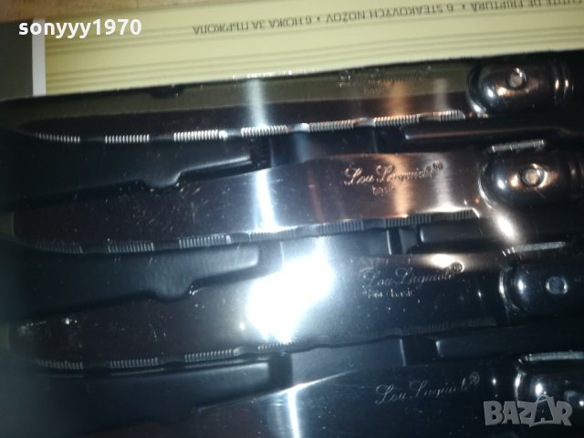 laguiole 6бр BLACK-knives france 2802211925, снимка 16 - Колекции - 31989002