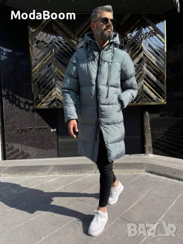 Дълго мъжко яке , снимка 3 - Якета - 38871339