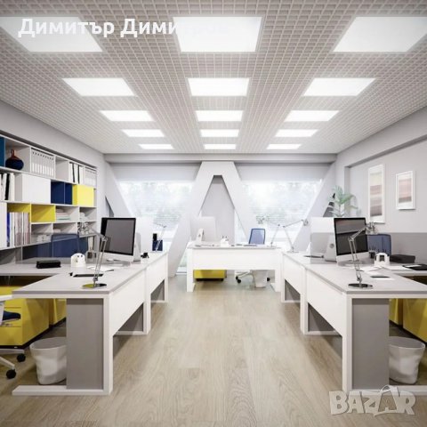 LED ПАНЕЛ V-TAC 36W 3960lm 600x600 мм открит монтаж, снимка 6 - Лед осветление - 38090687