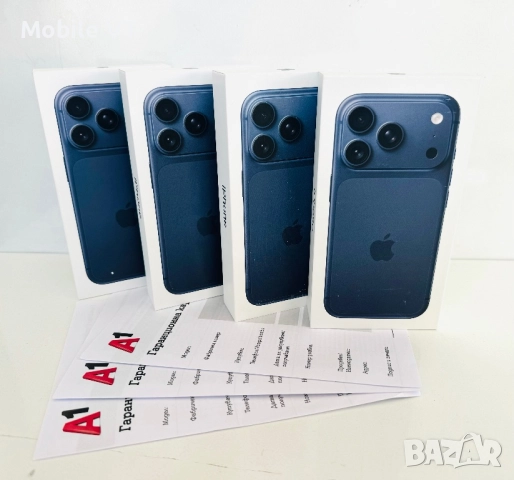 Промо! НОВ! iPhone 17 Pro 256GB Deep Blue ГАРАНЦИЯ 24 Месеца!, снимка 2 - Apple iPhone - 52454474