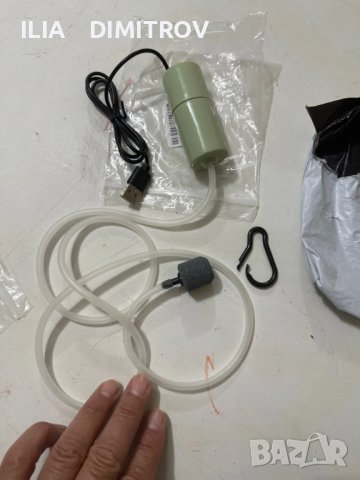 помпа за въздух с usb за риболов аквариум, снимка 2 - Такъми - 44164475