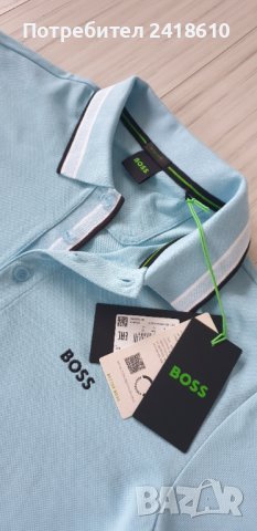 Hugo Boss Paddy Pique Cotton Regular Fit Mens Size M НОВО! ОРИГИНАЛНА Тениска!