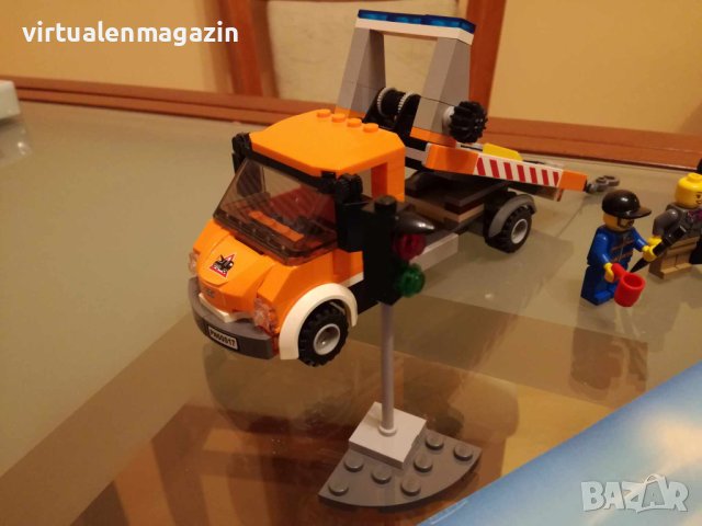 Конструктор Лего - Lego Town 60017 - Пътна помощ, снимка 2 - Конструктори - 42136541