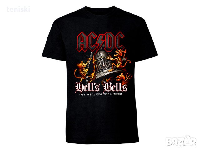  Рок тениска AC/DC Модели и размери , снимка 3 - Тениски - 32306912