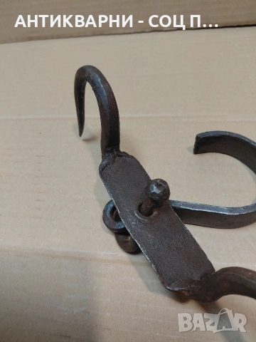 Соц Стар Ръчно Кован Ченгел За Дране На Животни. НОМЕР 391., снимка 5 - Антикварни и старинни предмети - 54237767