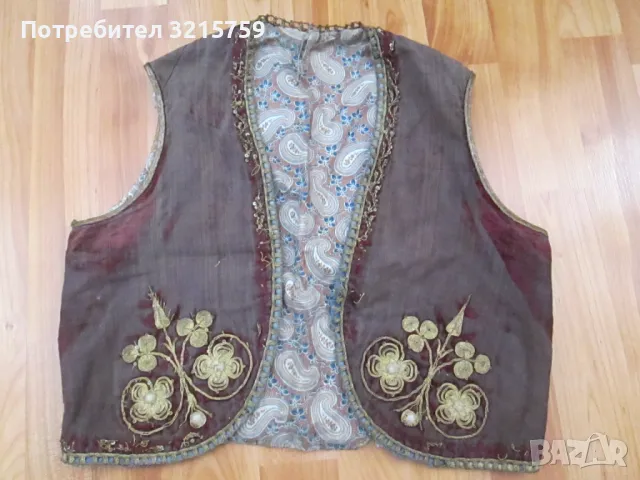 Старо елече за носия -златна сърма, снимка 10 - Антикварни и старинни предмети - 49827893