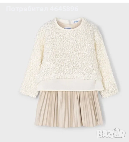 Комбинирана рокля Майорал,размер 134 , снимка 3 - Детски рокли и поли - 52346213