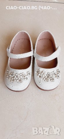 Бели Официални бебешки и детски обувки за Кръщене, снимка 6 - Бебешки обувки - 37684548