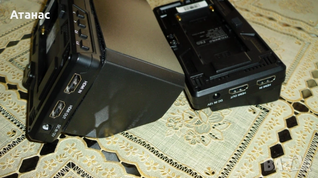 Монитори -  Feelworld F5- 5" и Feelworld F6S- 5"    Full HD HDMI USB сенник, снимка 8 - Чанти, стативи, аксесоари - 50440939