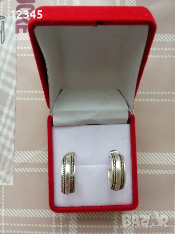 Продавам чисто нови сребърни обеци халки , снимка 3 - Обеци - 56116531