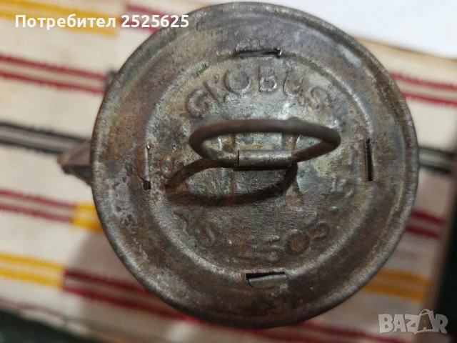 Голям газен фенер "Глобус 107", снимка 6 - Антикварни и старинни предмети - 51307218