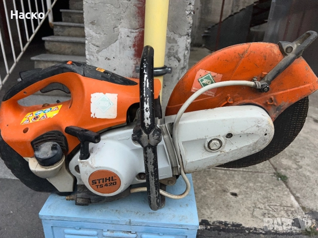 Фугорез STIHL TS 420 нов енос, снимка 2 - Други инструменти - 51866143