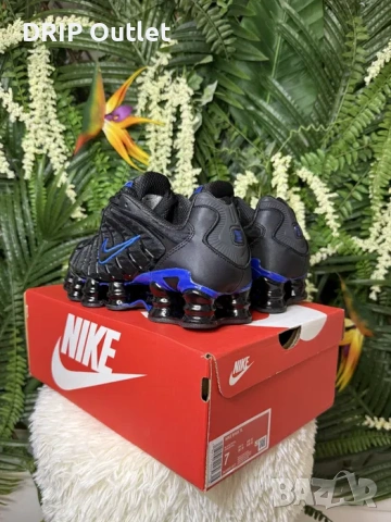 !НОВИ! Nike Shox TL | Black/Blue | + КУТИЯ, снимка 5 - Маратонки - 54167961