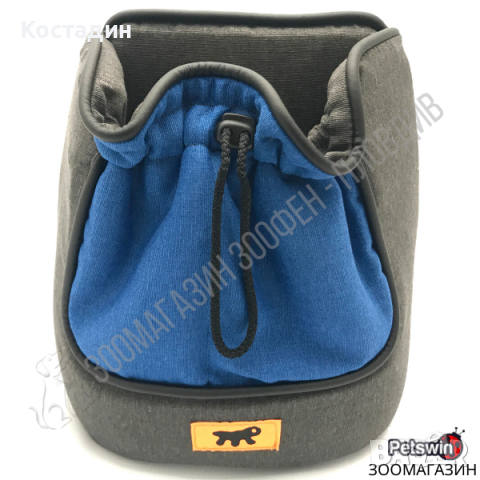 Раница/Чанта за Куче/Коте - 2 размера - Сиво-Синя разцветка - Ferplast, снимка 3 - За кучета - 36545650