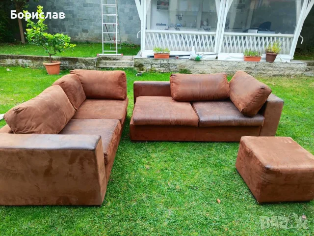 Ъглов диван 273х190см, снимка 4 - Дивани и мека мебел - 56541248