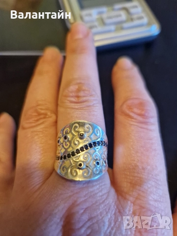 Сребърни пръстени различни модели, снимка 3 - Пръстени - 30792746