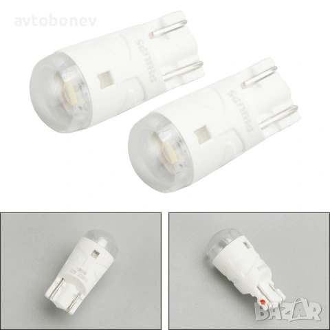 LED крушки PHILIPS Ultinon Pro3100 SL T10(W5W) к-т/2 бр./, снимка 4 - Аксесоари и консумативи - 53353340