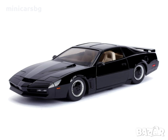 Метални колички: Knight Rider K.I.T.T., 1982 Pontiac Trans AM - Jada, снимка 3 - Колекции - 44811123