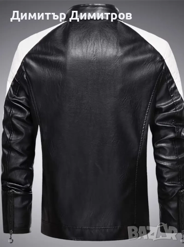 Якета кожени двуцветни= 55-65 лв, снимка 4 - Якета - 52469381