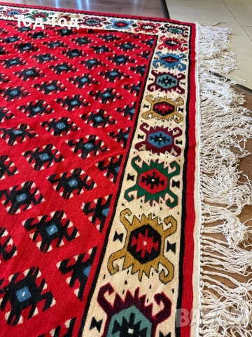 Чипровски килим Пиротчанки, снимка 12 - Килими - 54313543