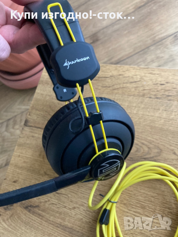 Геймърски слушалки Sharkoon Shark Zone PC / PS4, снимка 6 - Игри за PlayStation - 44712805