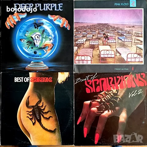 Scorpions, Pink Floyd, Deep purple 