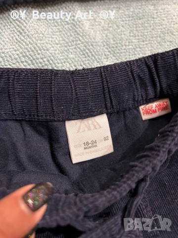 Джинси/дънки с пуловер ZARA, 92 (18-24), снимка 5 - Детски комплекти - 44708599