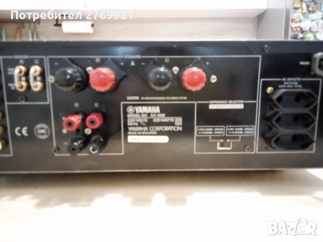Усилвател Yamaha AX 596 2x155W, снимка 8 - Ресийвъри, усилватели, смесителни пултове - 52884587