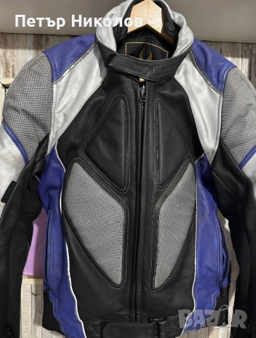 Мото кожено яке Belstaff (EU-50, M), снимка 2 - Аксесоари и консумативи - 54182211