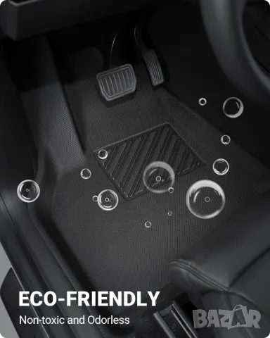 Tesla model Y 3D текстурирани трислойни всезонни стелки за салона , снимка 6 - Аксесоари и консумативи - 49332337