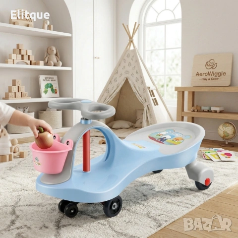 Детска гравитационна кола с гумени колела – Забавление без край, снимка 4 - Велосипеди - 54189280