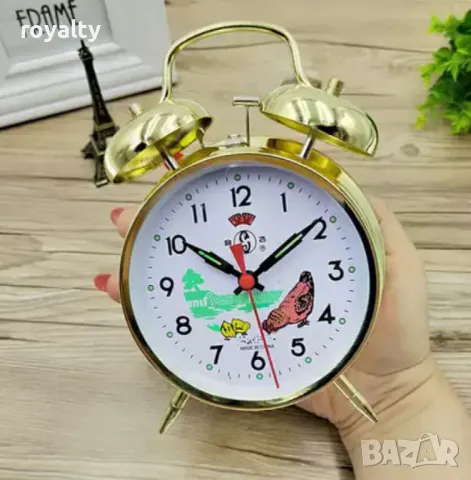 Класически ретро механичен будилник, снимка 15 - Антикварни и старинни предмети - 49145178