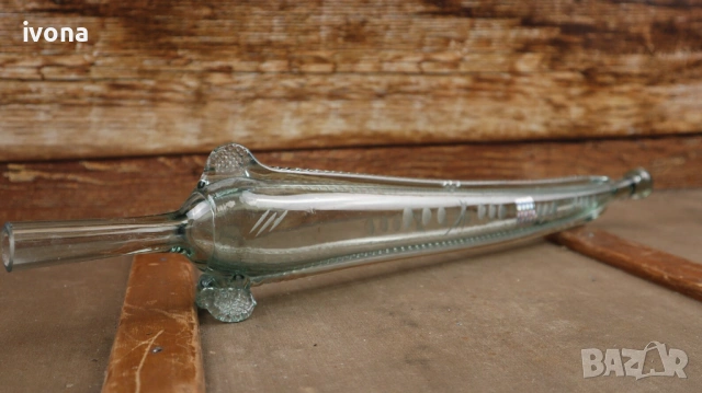 Празна бутилка във формата на риба, снимка 2 - Декорация за дома - 54280092